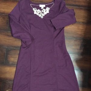 Loft purple dress